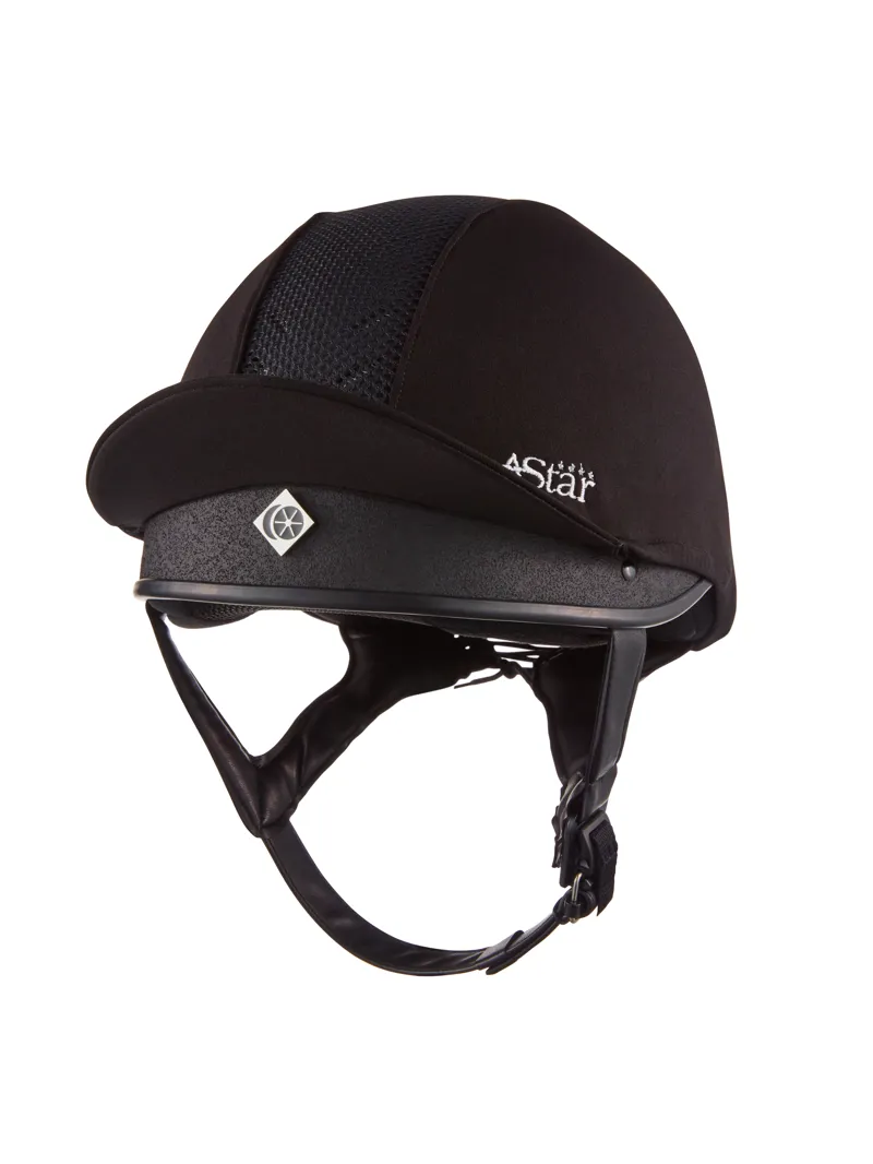 Charles Owen 4 Star in Black